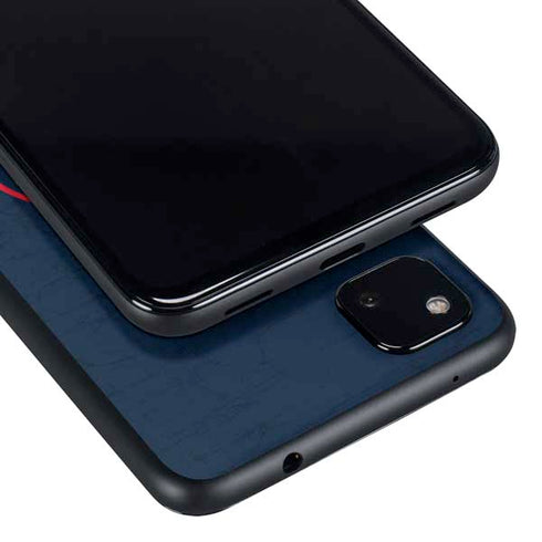 NBA Los Angeles Clippers Distressed Blue Google Pixel 4a Skin